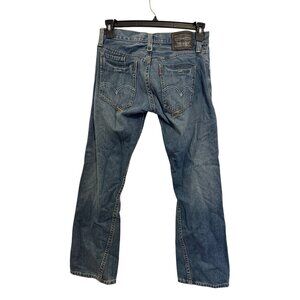 Levis 514 Slim Straight Mens Jeans W30 L30 Blue Denim Casual Pants